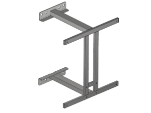 Fixed backboard support structure 500 mm
