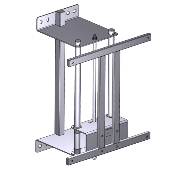 Height adjusted backboard support structure 300 mm
