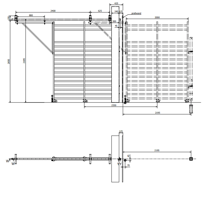 Horizontally retractable wall bars > Interplastic - Producent i ...
