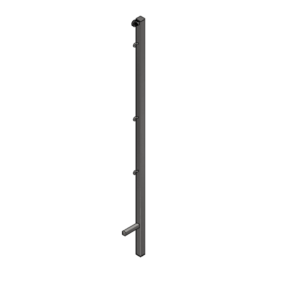 Socketed badminton posts (steel)