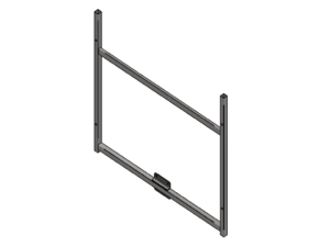Support frame for 180x105 cm mdf backboard