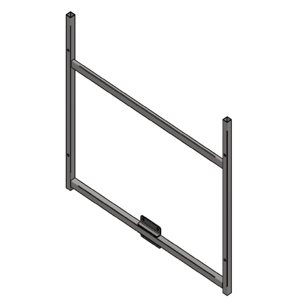 Support frame for 180x105 cm mdf backboard