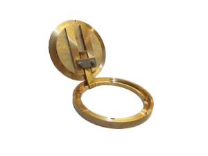 Brass ring 193 mm with hinged cover