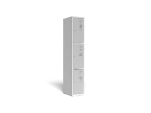 3-compartment locker, 1-column, width 315 mm