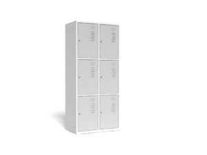 6-compartment locker, 2-column, width 800 mm