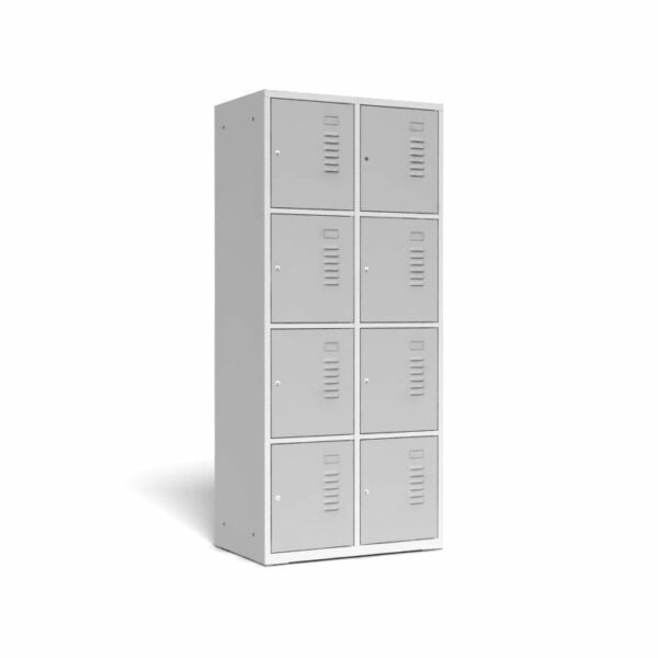 8-compartment locker, 2-column, width 800 mm