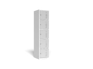 5-compartment locker, 1-column, width 415 mm