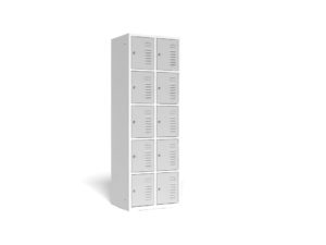 10-compartment locker, 2-column, width 600 mm