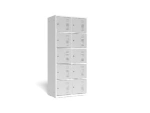 10-compartment locker, 2-column, width 800 mm