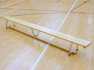 Gym bench 4.0 m, steel legs.